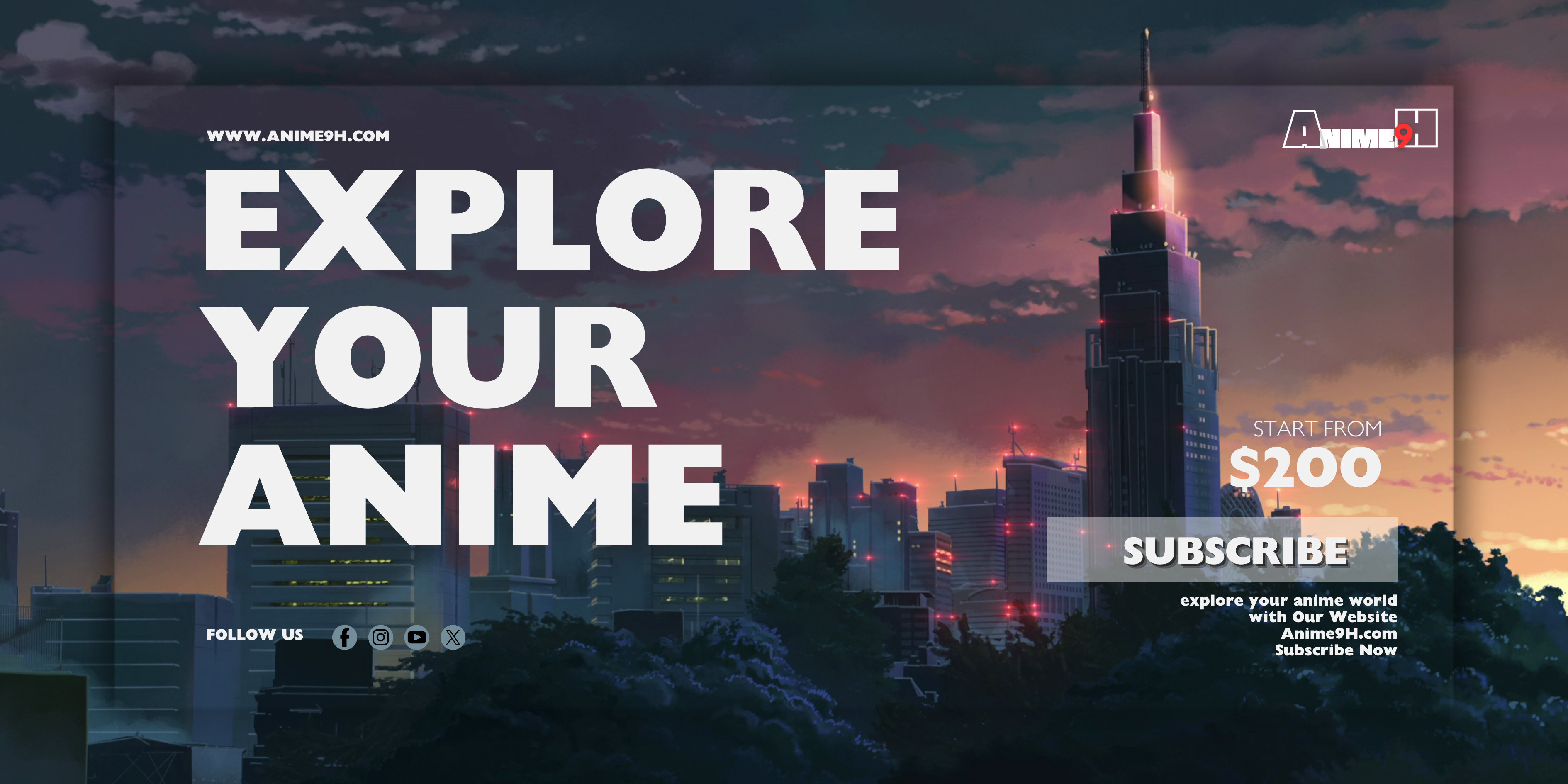 Social Media Header Placeholder